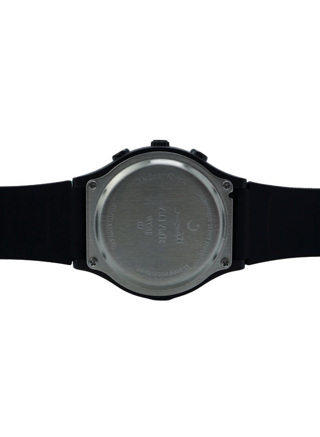 ساعة يد رقمية مقاومة للماء WY-16B بولي أسود - Image 2